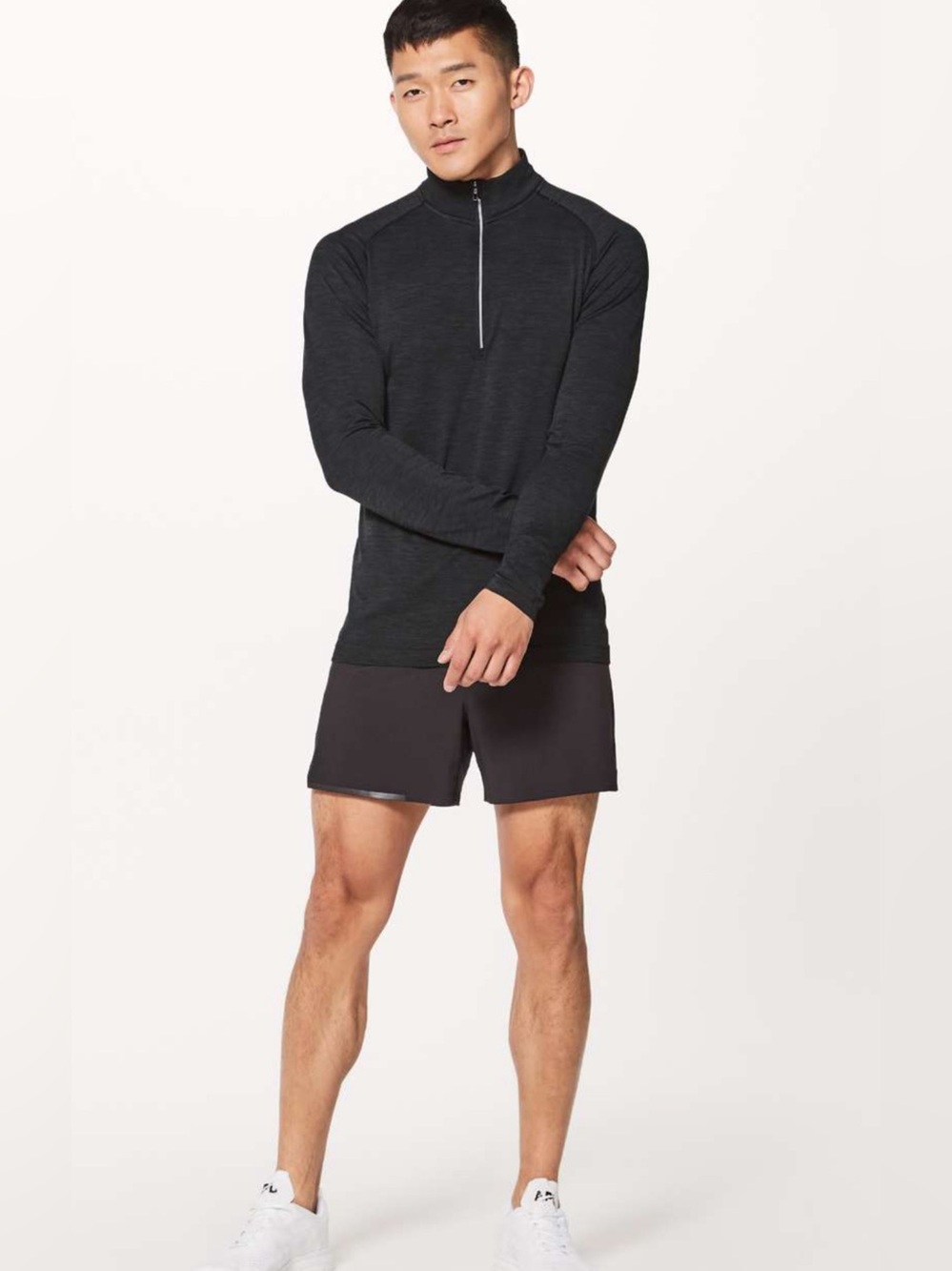 lululemon mens metal vent tech 1/2 zip